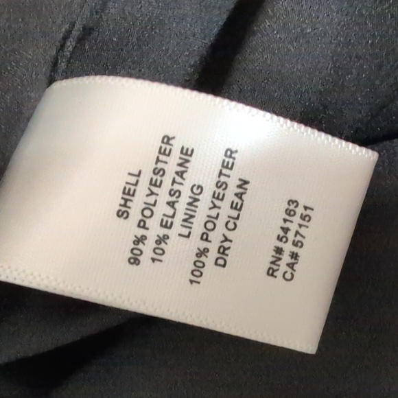 Eliza J black velvet open-front blazer jacket with 3/4 ruched sleeves size 2X - Picture 4 of 9